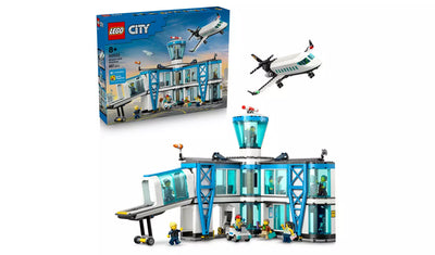 LEGO City Airport with Airplane Toy Model Kit | Ages 8+ | Model 60502 | New LEGO