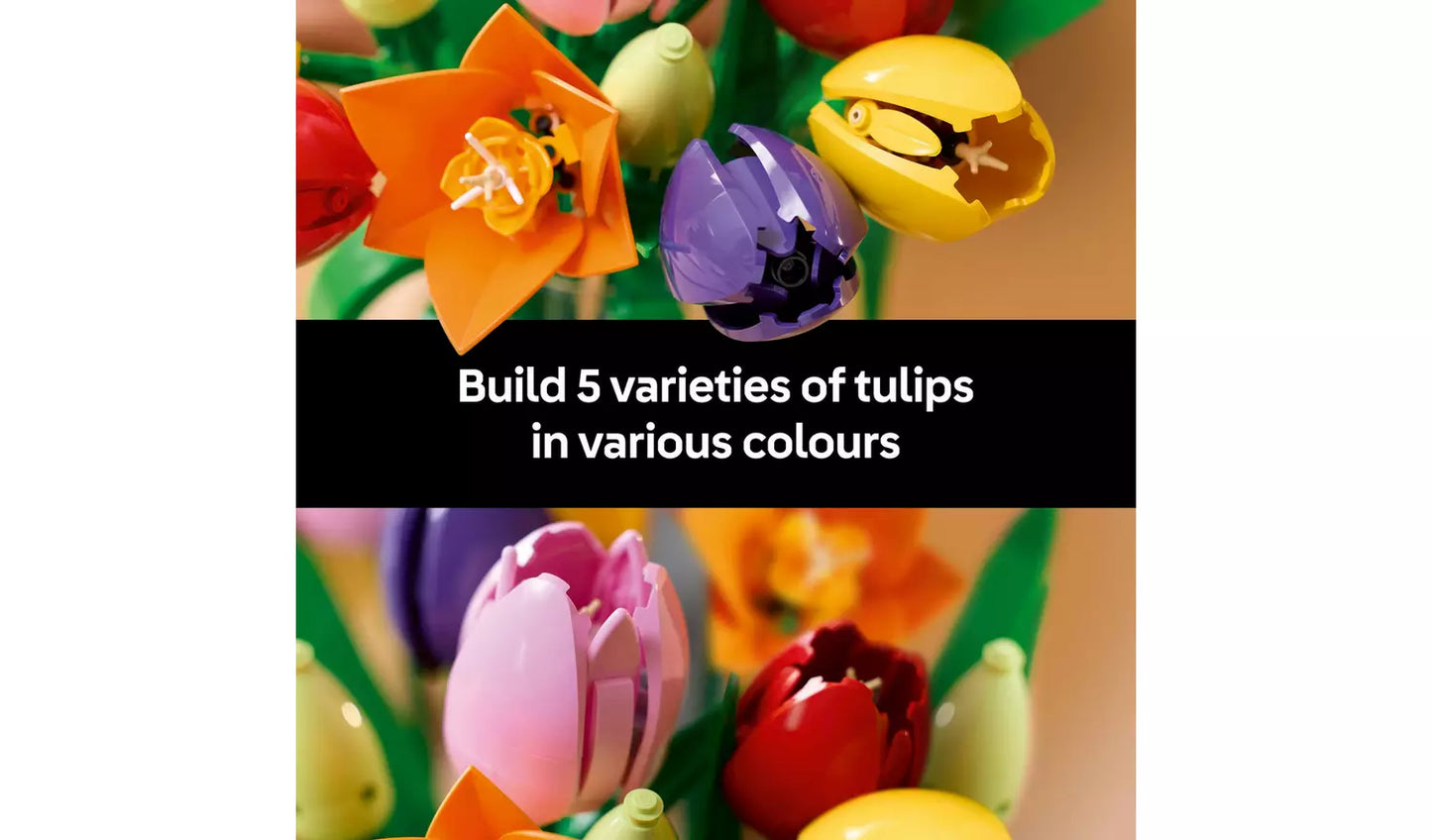 LEGO Botanicals Tulip Bouquet – Artificial Flowers Set 11501 | Ages 18+ | New LEGO