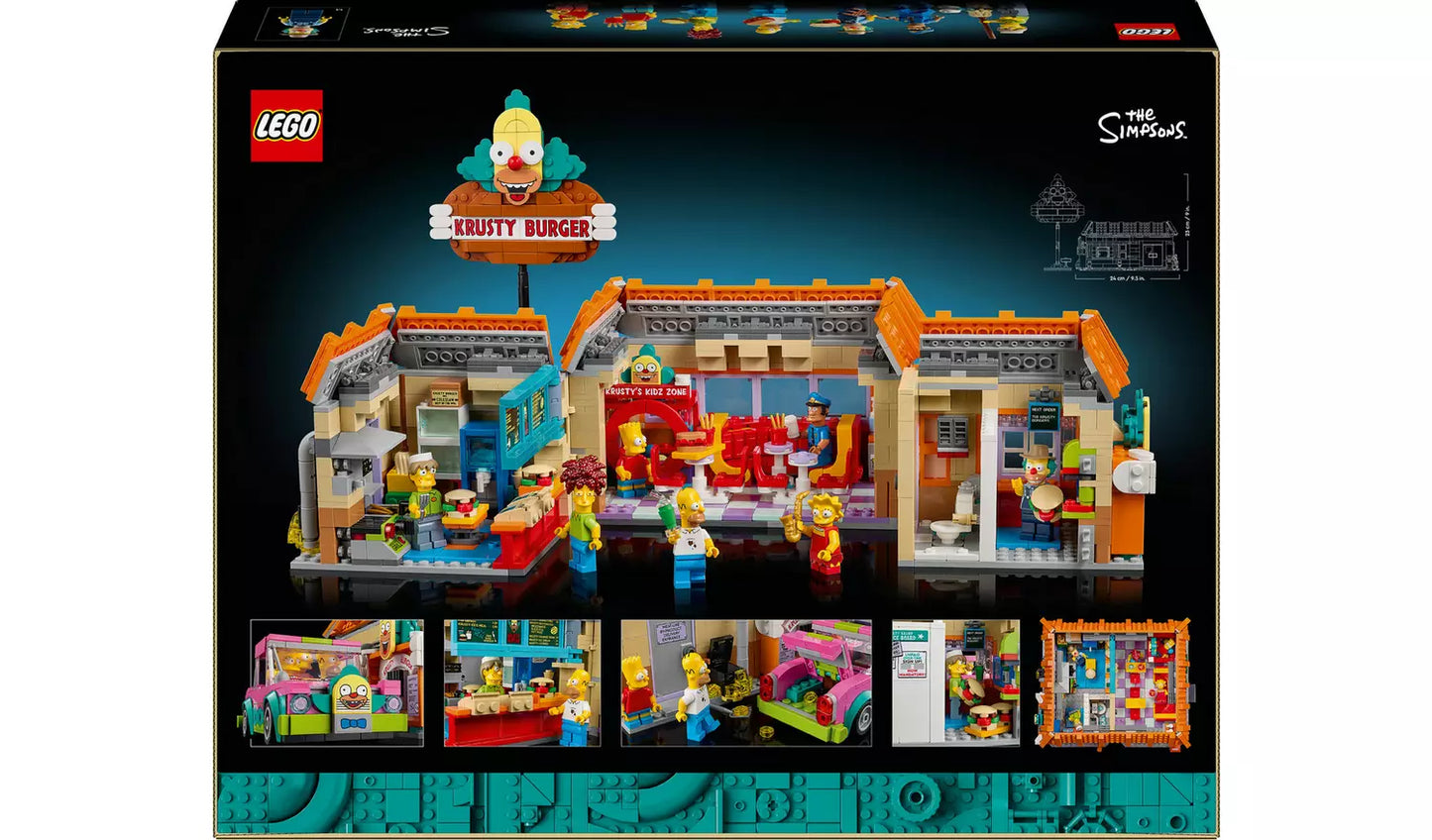 LEGO Icons The Simpsons: Krusty Burger Set for Adults 10352 | Ages 18+ | New LEGO