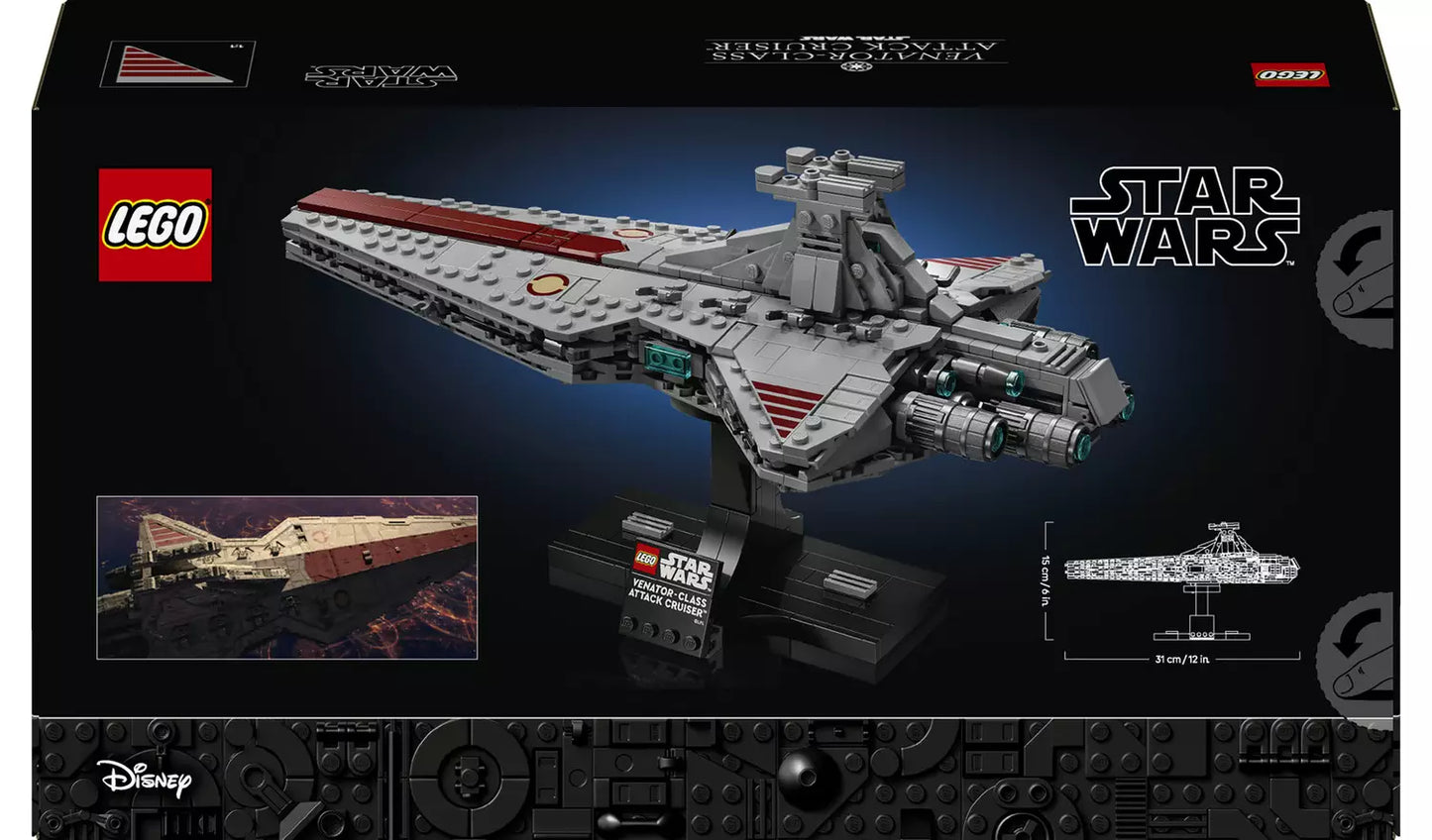 LEGO Star Wars Venator-Class Attack Cruiser Model Kit | Ages 18+ | Model 75441 | NEW LEGO