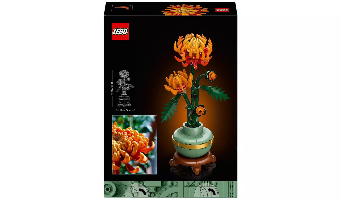 LEGO Icons Chrysanthemum Faux Flower Set for Adults | Ages 18+ | Model 10368 | NEW LEGO
