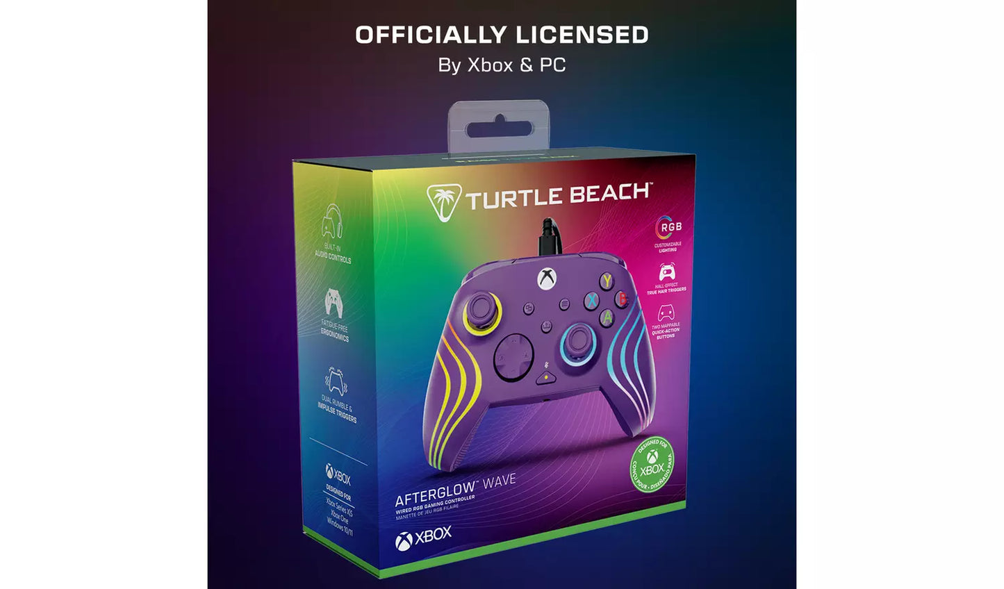 Turtle Beach Afterglow Wave RGB Xbox Wired Controller (New) Turtle Beach