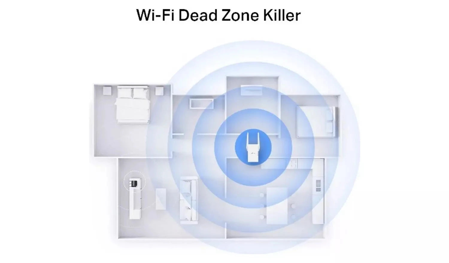 TP-Link RE705X AX3000 Wi-Fi 6 Range Extender with Gigabit Ethernet Port TP Link