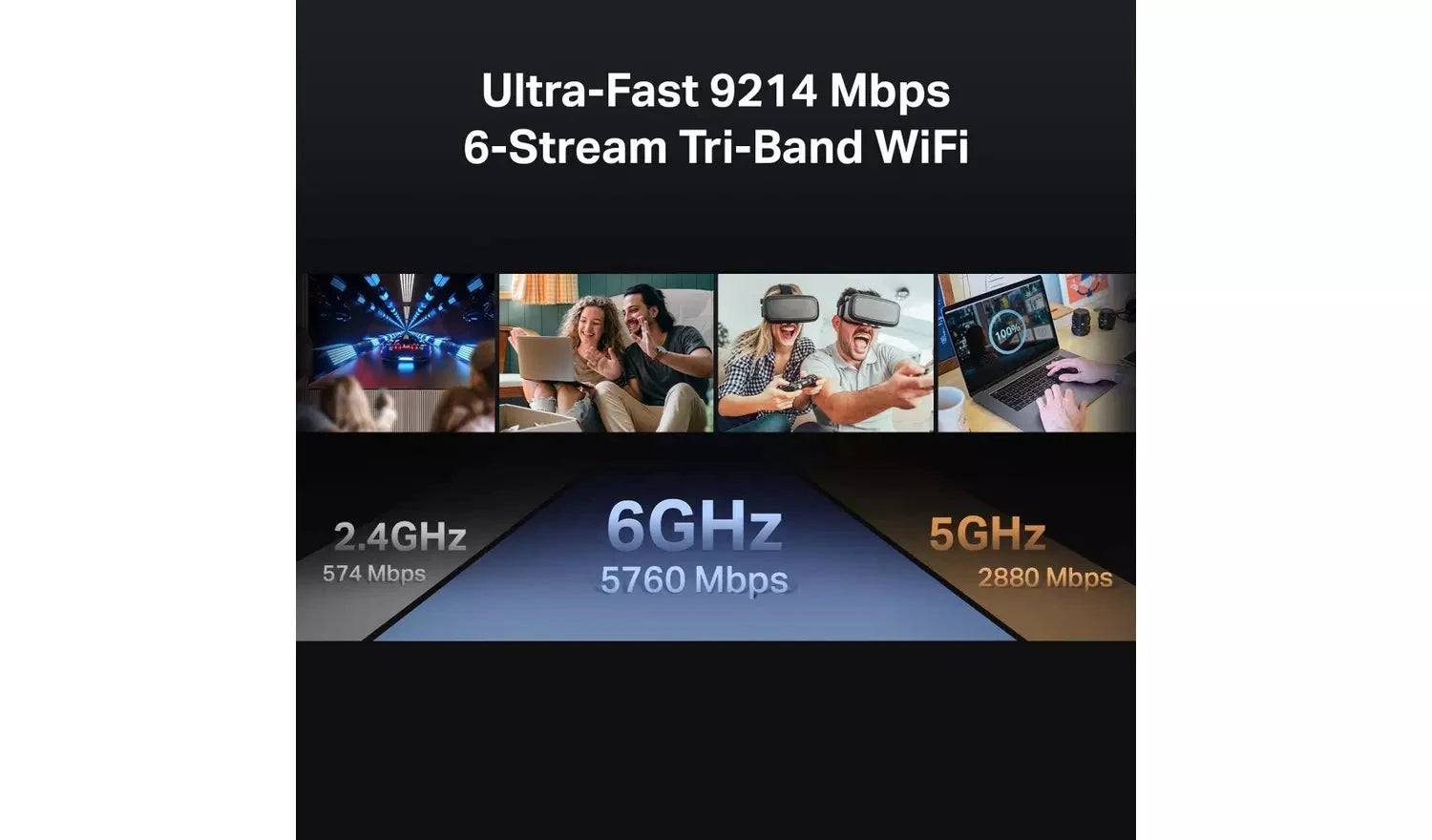 TP-Link BE9300 Tri-Band Wi-Fi 7 Router TP Link