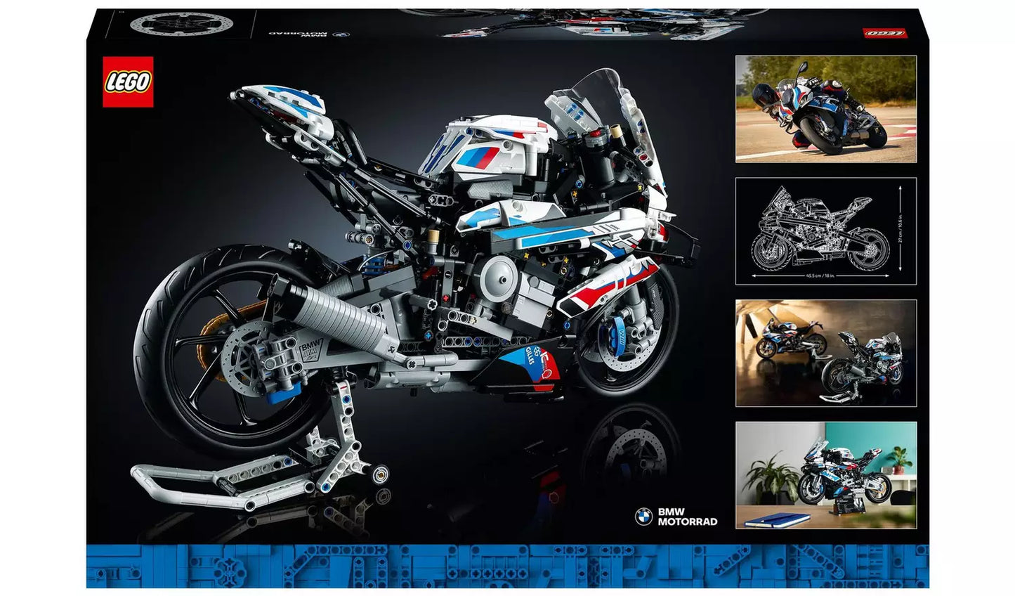 LEGO Technic BMW M 1000 RR Motorbike Model Kit | Ages 18+ | Model 42130 | 1:5 Scale Display Motorcycle | NEW LEGO