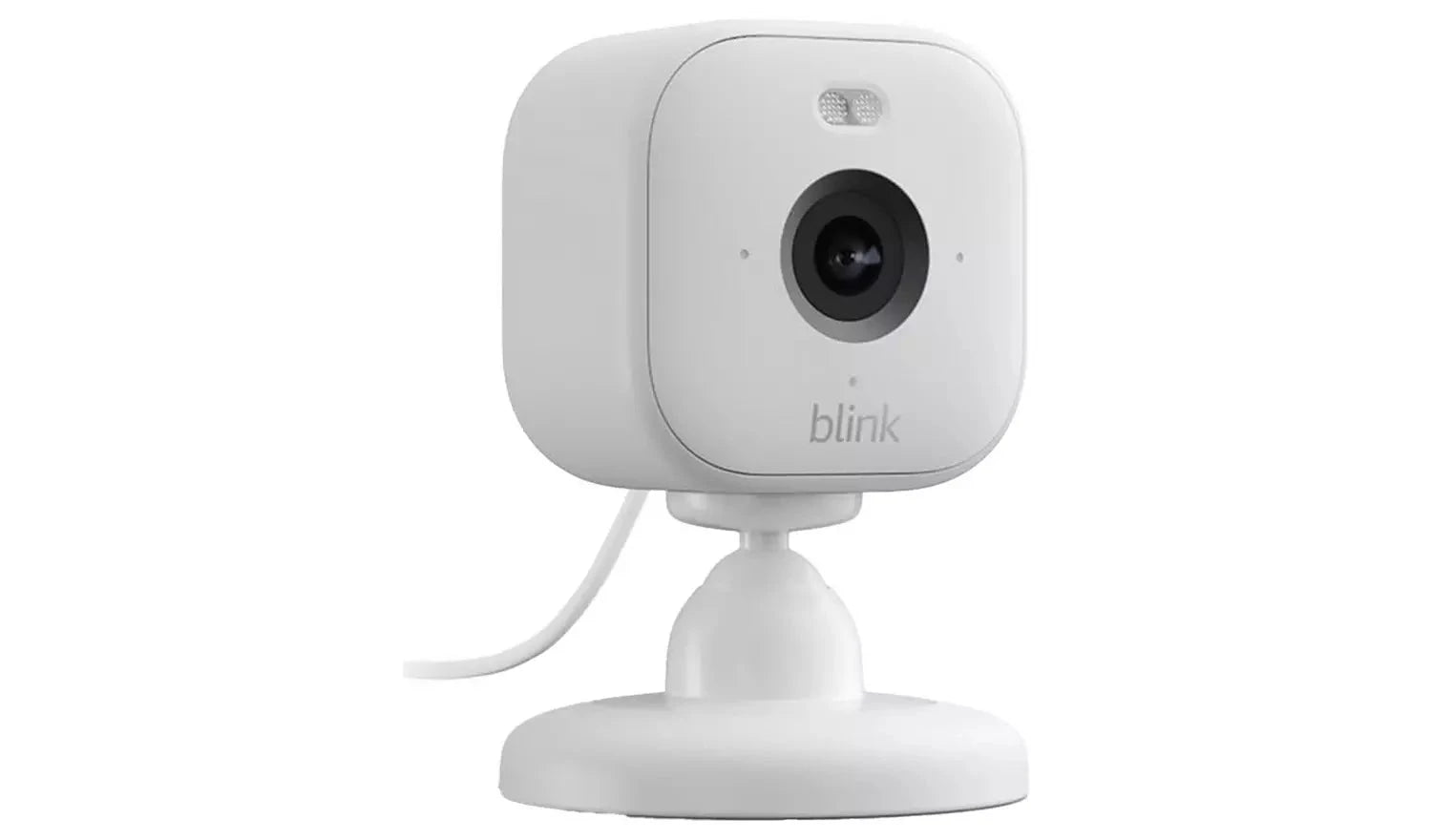 Blink Mini 2 Smart Security Camera + Weather-Resistant Adapter White Blink