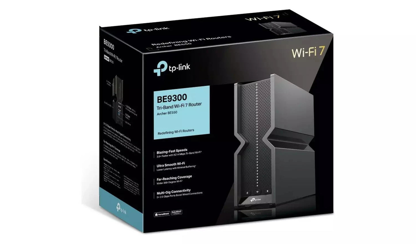 TP-Link BE9300 Tri-Band Wi-Fi 7 Router TP Link