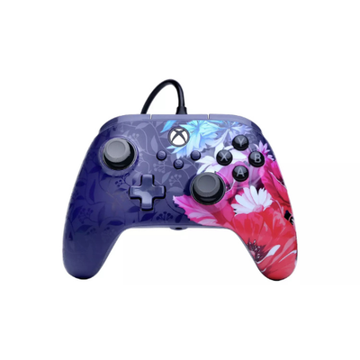 PowerA Hall Effect Advantage+ Xbox Wired Controller – Night Blossom (New) Xbox