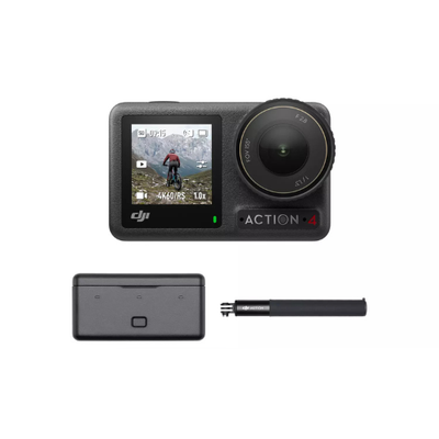 DJI Osmo Action 4 Adventure Combo Action Camera – Black (New) DJI