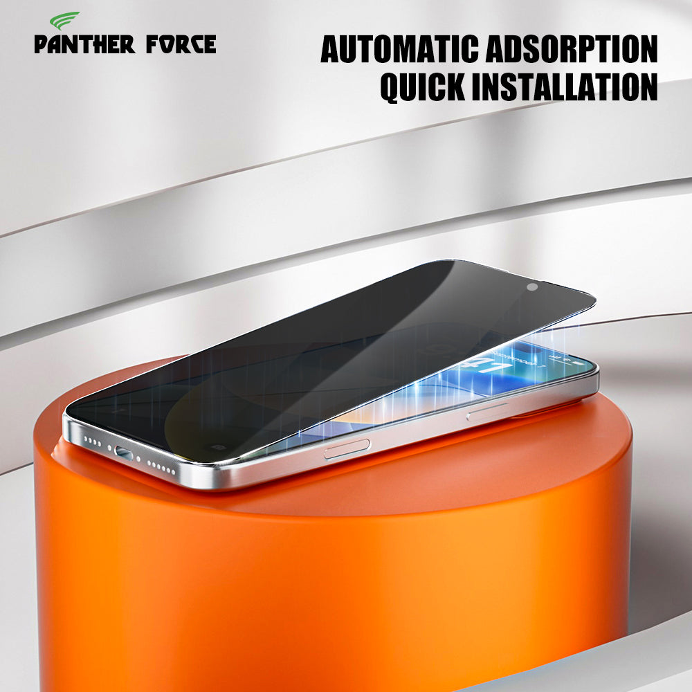 Panther Force Privacy Tempered Glass Screen Protector For All iPhones