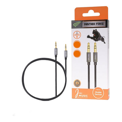 PF111- Panther Force 2.2M AUX Cable - Fast Charging and Data Transfer for Micro USB De-vices Panther Force