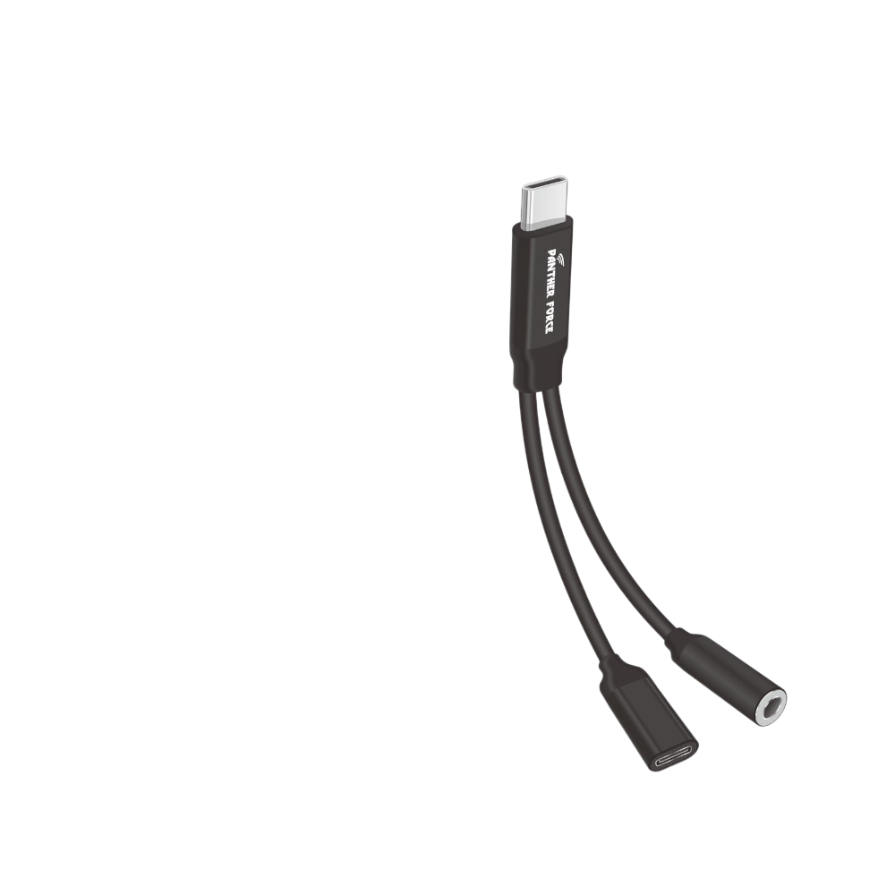 PF123- Panther Force 2 in 1 Adapter - Seamless Connectivity, Uninterrupted Power Panther Force