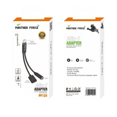 PF125- Panther Force Micro USB to USB Cable 2.4A 1M - Fast Charging and Data Transfer for Micro USB Devices Panther Force