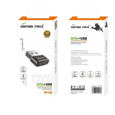 PF128 – Panther Force OTG USB-C to USB Adapter Panther Force