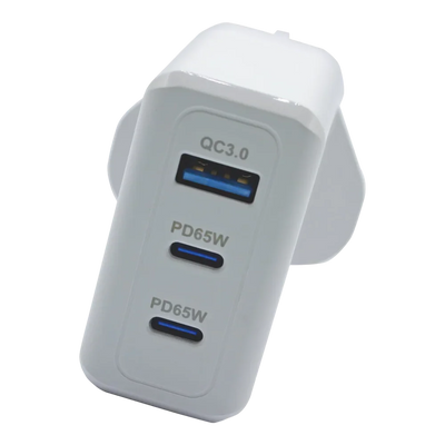 PF193- PANTHER FORCE 65W PLUG WITH 2* C PORT /1* USB A PORT Panther Force