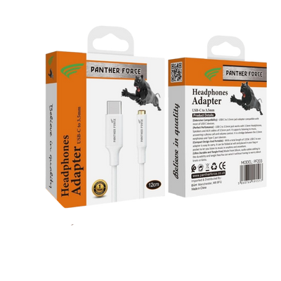 PF203- Panther Force Type-C Jack 120mm - Seamless Connectivity, Uninterrupted Power Panther Force