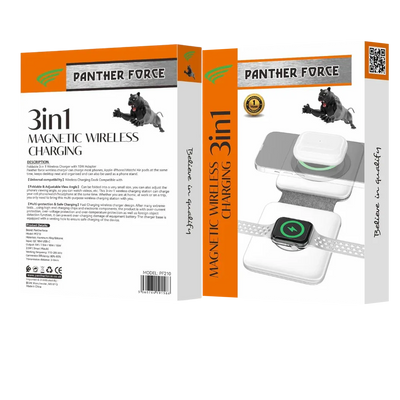 PF210 – Panther Force 2-in-1 Wireless Charger Panther Force