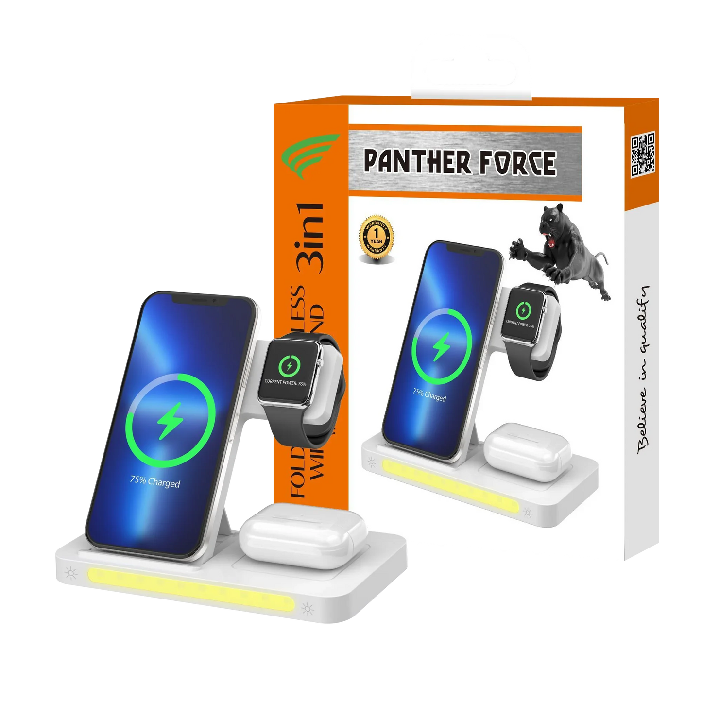 PF213- PANTHER FORCE 3 IN 1 WIRELESS CHARGE Panther Force