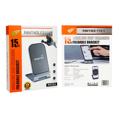 PF233 – Panther Force Foldable Wireless Fast Charging Stand Panther Force