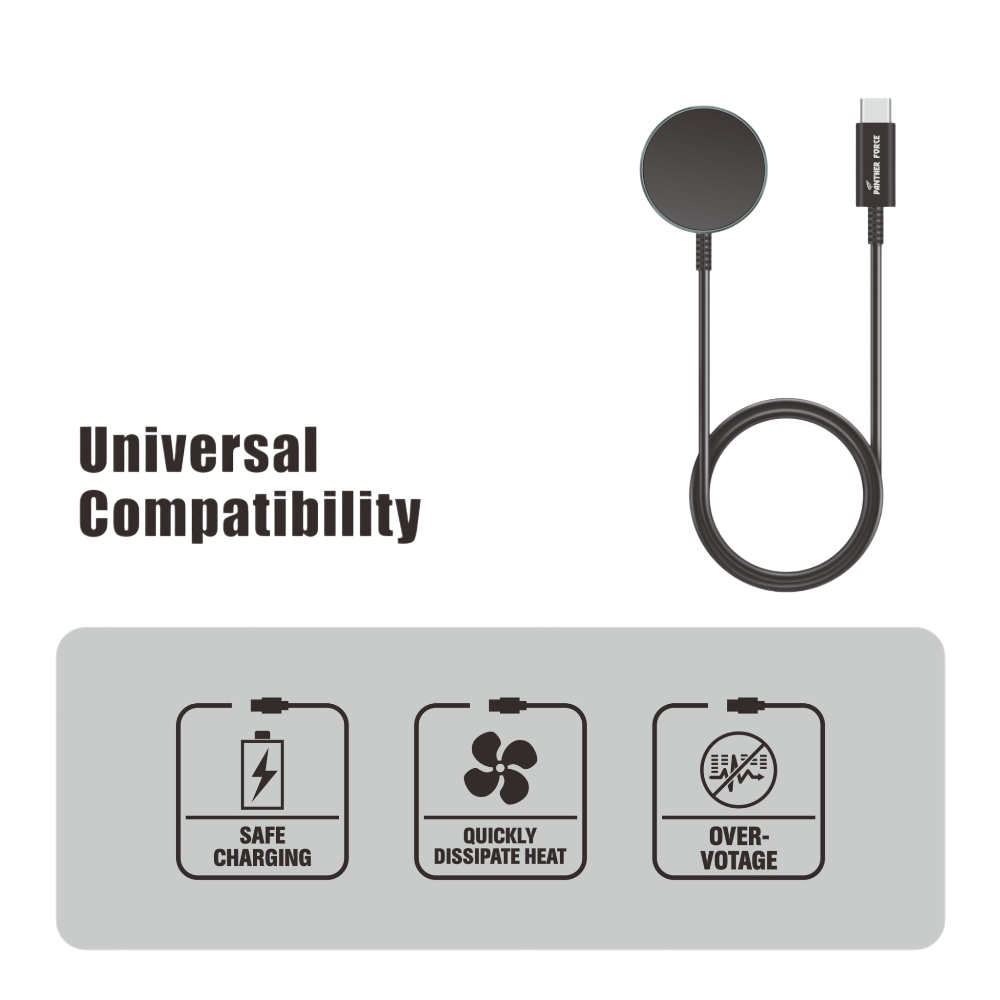 PF279- Panther Force Watch Charger for Samsung - Seamless Connectivity, Uninterrupted Power Panther Force