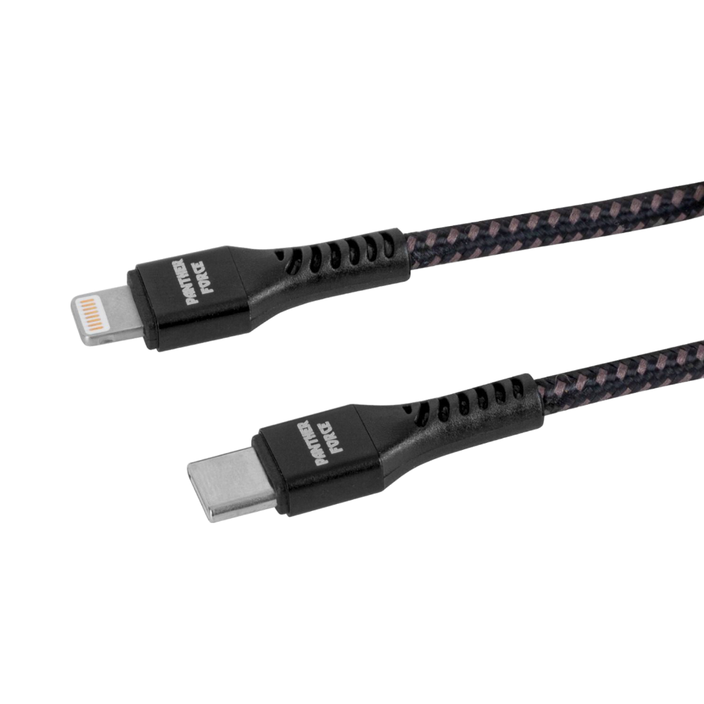 PF46- Panther Force 18W 1M Cable Type-C to iphone - Seamless Connectivity, Uninterrupted Power Panther Force