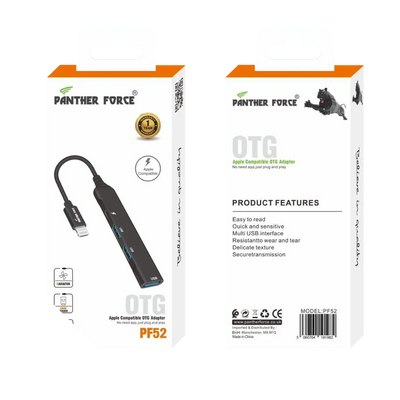 PF52- PANTHER FORCE OTG APPLE COMPATIBLE ADAPTER Panther Force