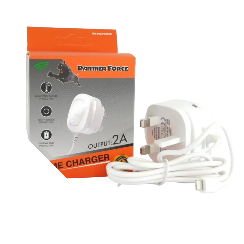 PF76- PANTHER FORCE 2AMP IPHONE MAIN CHARGER Panther Force