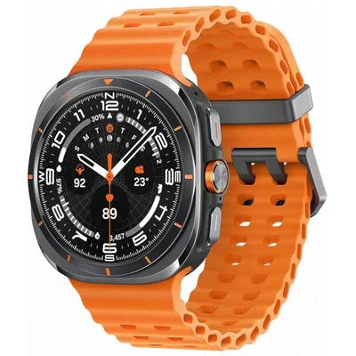 Samsung Galaxy Watch Ultra LTE – 47mm Smartwatch, Titanium Grey - Marine Band Orange (Pristine Condition) Samsung