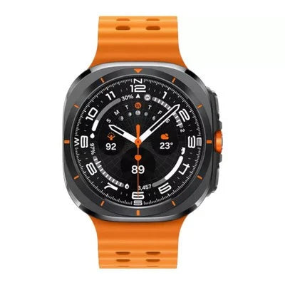 Samsung Galaxy Watch Ultra LTE – 47mm Smartwatch, Titanium Grey - Marine Band Orange (Pristine Condition) Samsung