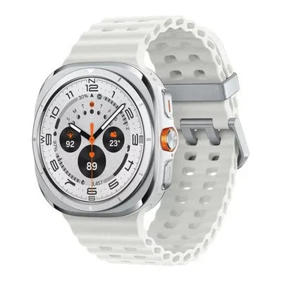 Samsung Galaxy Watch Ultra LTE – 47mm Smartwatch, Titanium White - Marine Band White (Pristine Condition) Samsung