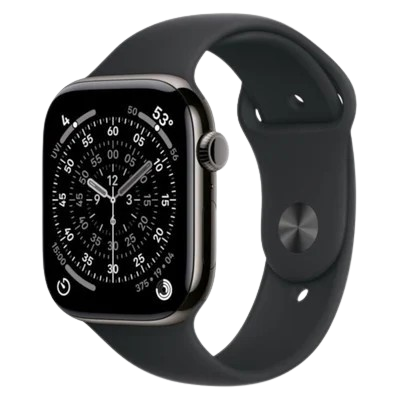 Apple Watch Series 11 GPS+Cell 46mm Slate Titanium Black Sport Band (Pristine Condition) Apple
