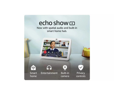 Amazon Echo Show 8 (3rd Gen) Smart Speaker – Black (New) Amazon
