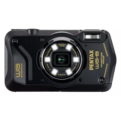Pentax WG-8 20MP Tough Compact Camera Black (New) Pentax