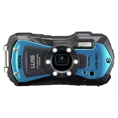 Pentax WG-90 16MP Tough Compact Camera Blue (New) Pentax
