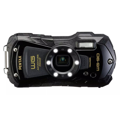 Pentax WG-90 16MP Tough Compact Camera Black (New) Pentax