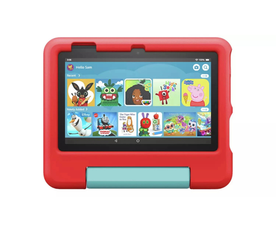Amazon Fire 7 Kids – 7" Tablet, 16GB, Red – Designed for Ages 3–7, (New) Amazon