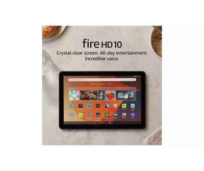 Amazon Fire HD 10 (2024 Release) – 10.1" Tablet, 32GB, Wi-Fi, Black – (New) Amazon