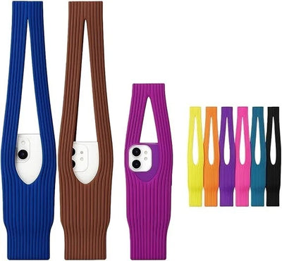 Phone Pocket Crossbody Lanyard Orange - Adjustable Universal Strap 80cm Lightweight (New) Funki Fone