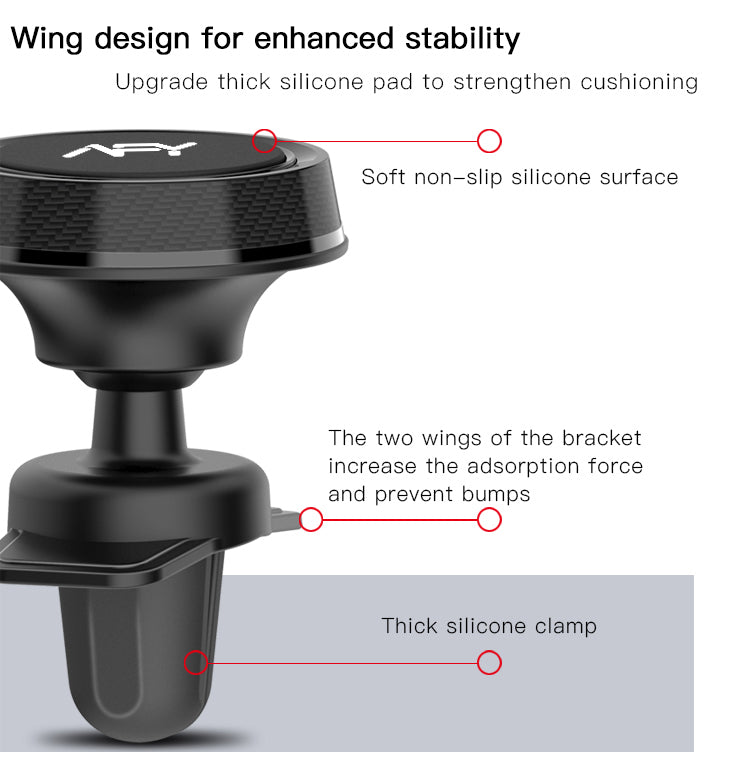 AFY Mobile Phone  Holder For Car Air Vent - Magnetic