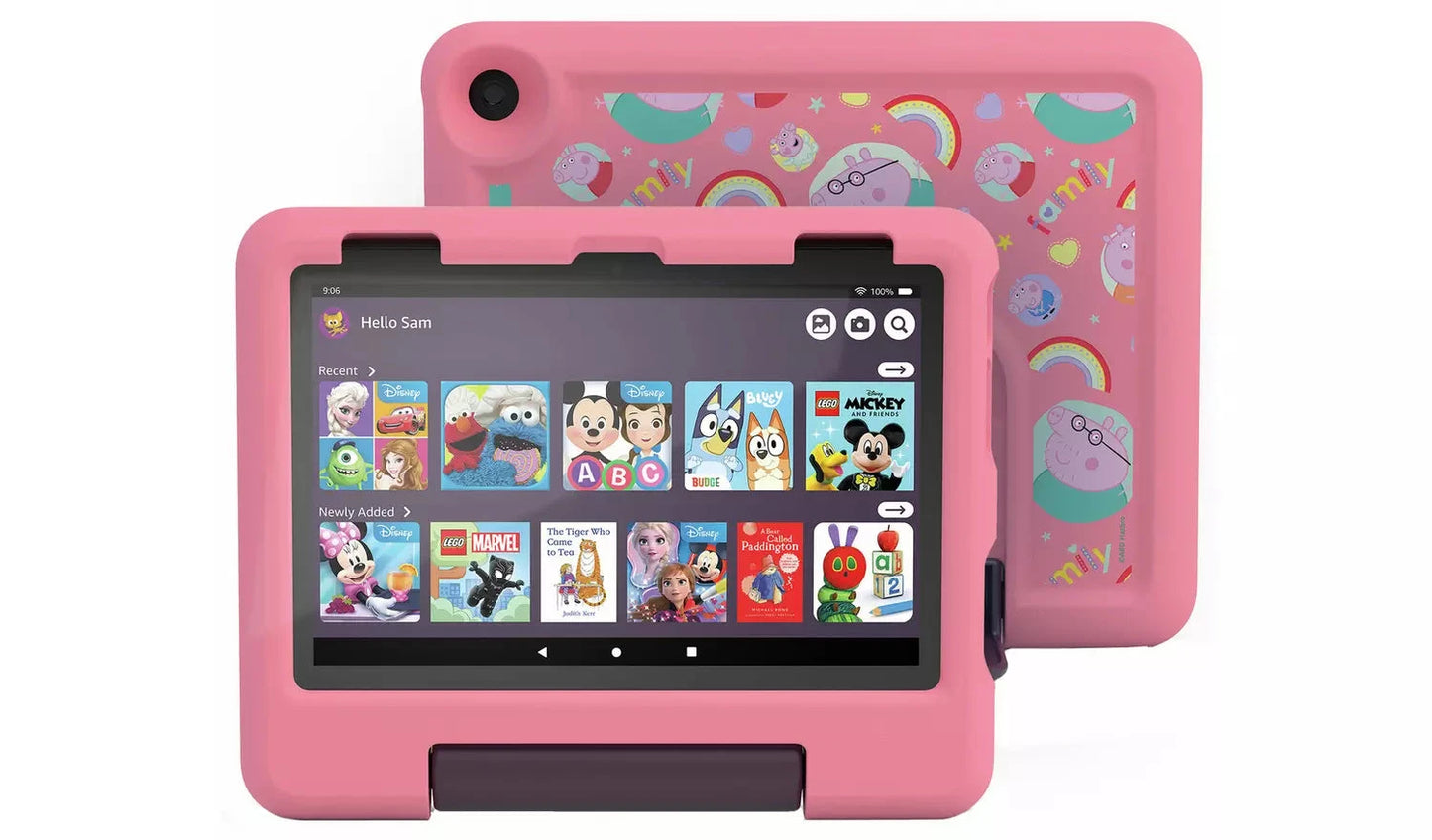 Amazon Fire HD 8 Kids Tablet (Peppa Pig Edition) – 8" Tablet, 32GB, Blue – (New) Amazon