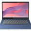 Lenovo IdeaPad Slim 3 Chromebook – 14" Display, MediaTek Kompanio 520, 64GB eMMC Storage, Blue (Excellent Refurbished) - Funkifone