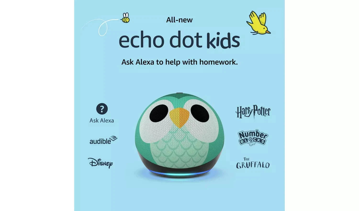 Amazon Echo Dot Kids (5th Gen) Smart Speaker with Alexa – Dragon Edition Amazon