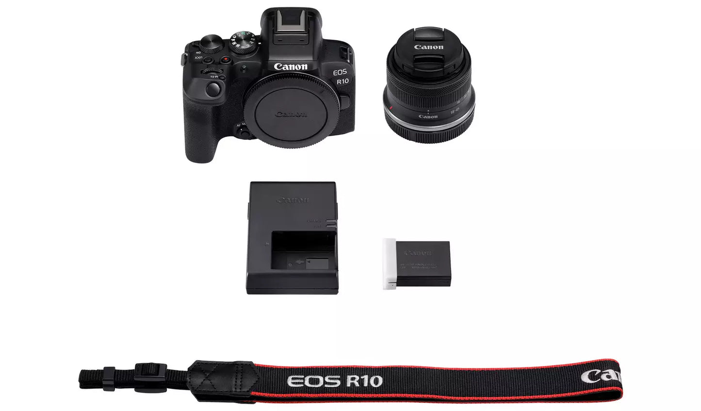 Canon EOS R10 Mirrorless Camera with 18–45mm IS STM Lens (New) Canon