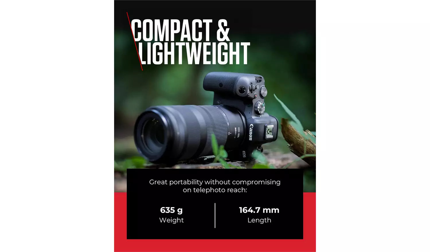 Canon RF 100-400mm f/5.6-8 IS USM Lens – Telephoto Zoom for Wildlife & Sports (New) Canon