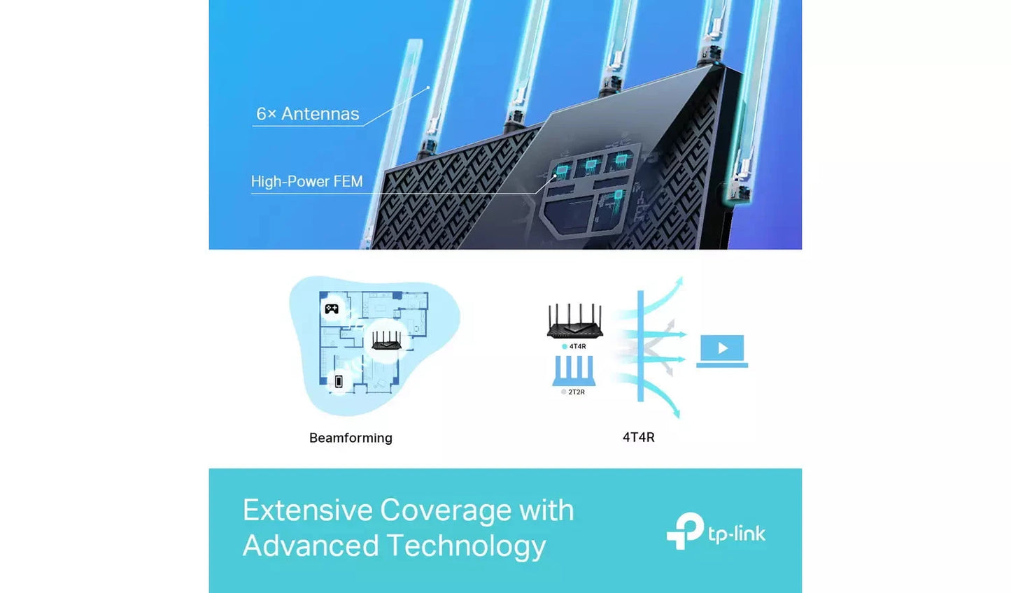 TP-Link Archer AX73 AX5400 Dual-Band Gigabit Wi-Fi 6 Router TP Link