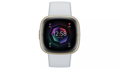 Fitbit Sense 2 Smart Watch – Blue Mist/ Soft Gold (New) Google
