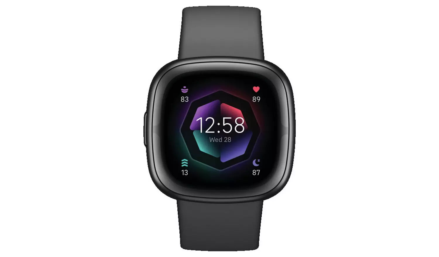 Fitbit Sense 2 Smart Watch – Lunar White/Platinum (New) Google