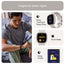 Fitbit Sense 2 Smart Watch – Lunar White/Platinum (New) Google