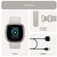 Fitbit Sense 2 Smart Watch – Lunar White/Platinum (New) Google