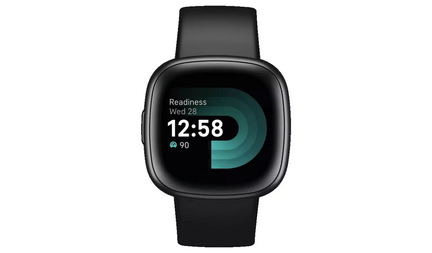 Fitbit Versa 4 Smart Watch – Black/Graphite (New) Google